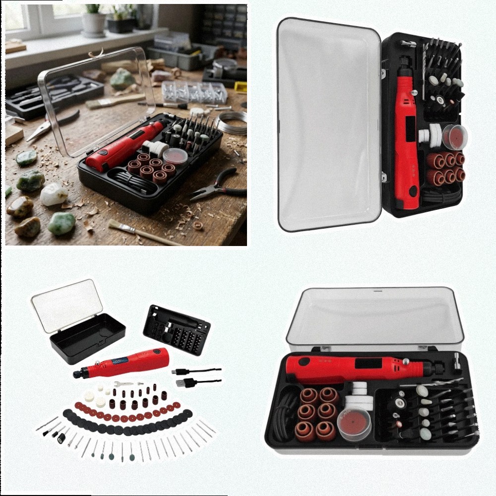 Cordless Rotary Tool Kit Accessories - 3.6V Cordless Rotary Tool Kit USB