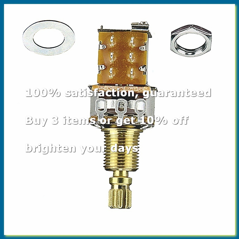 Electrical - 1Pcs Guitar Push/Push Potentiometer Short Shaft