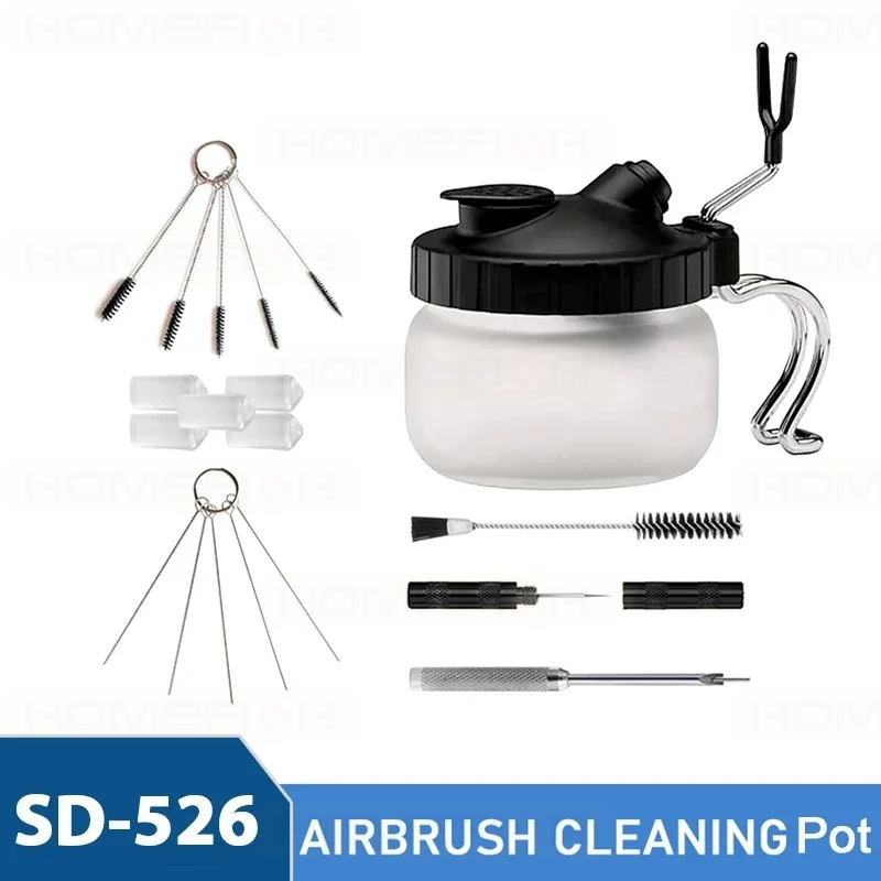 Airbrush Cleaning Kit Clean Po - огляд і ціна Airbrush Kit With Mini Compressor