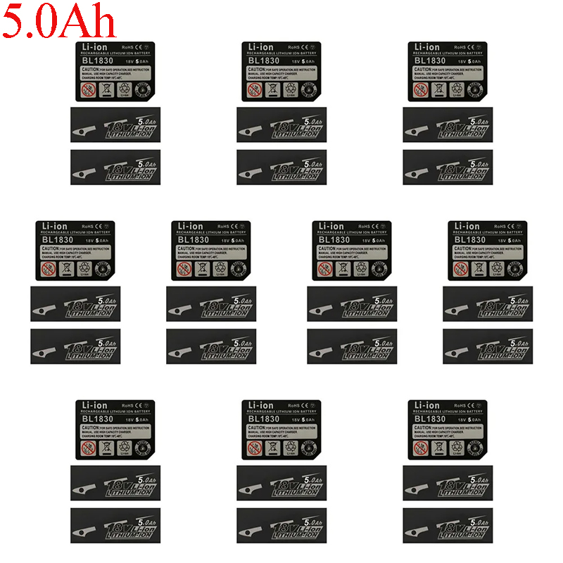 10 Sets BL1830 Tag Li-Ion Batt - огляд і ціна Brushless Cordless Electric Drill 18V