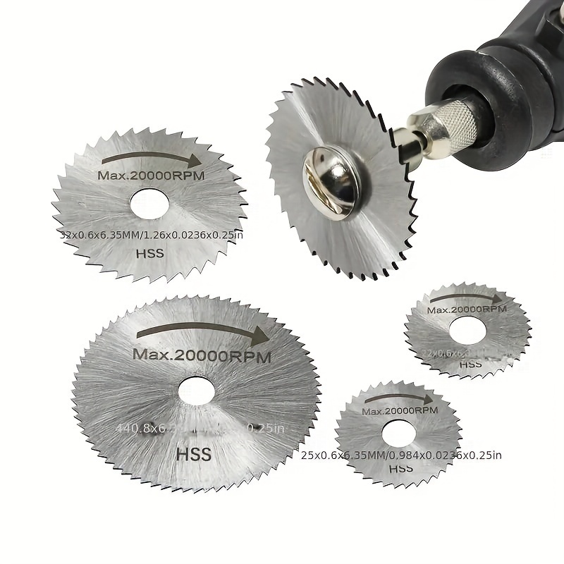 6Pcs Mini Circular Saw Blade,  - огляд і ціна Cordless Rotary Tool Kit Accessories